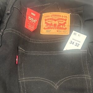 Levi's Men's Dark Gray Relaxed Jeans